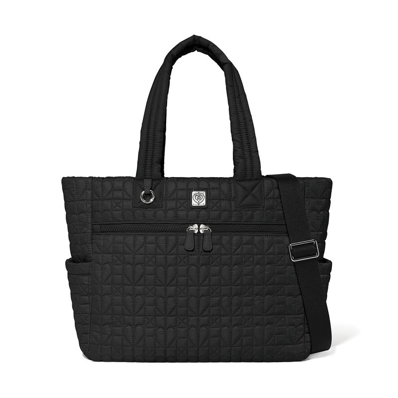 Amara Large Tote-Black