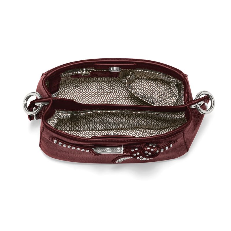 Cassidy Small Bucket Bag-Garnet