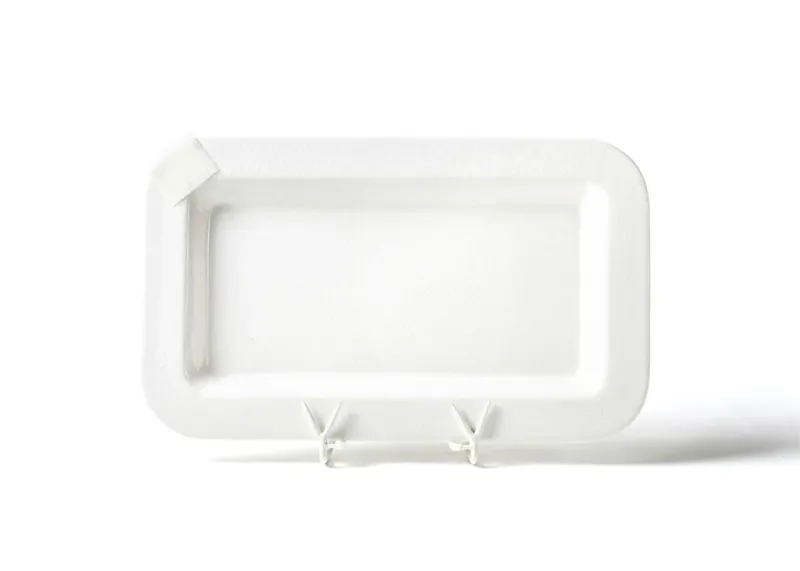 White Small Dot Mini Entertaining Platter
