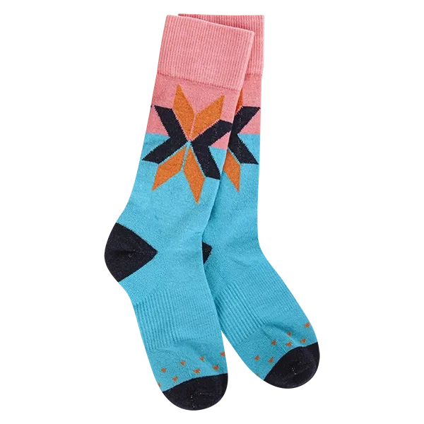 Woods Crew Turquoise Fair Isle