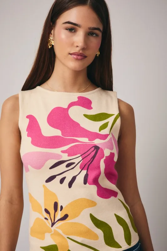 Tropical Printed Top