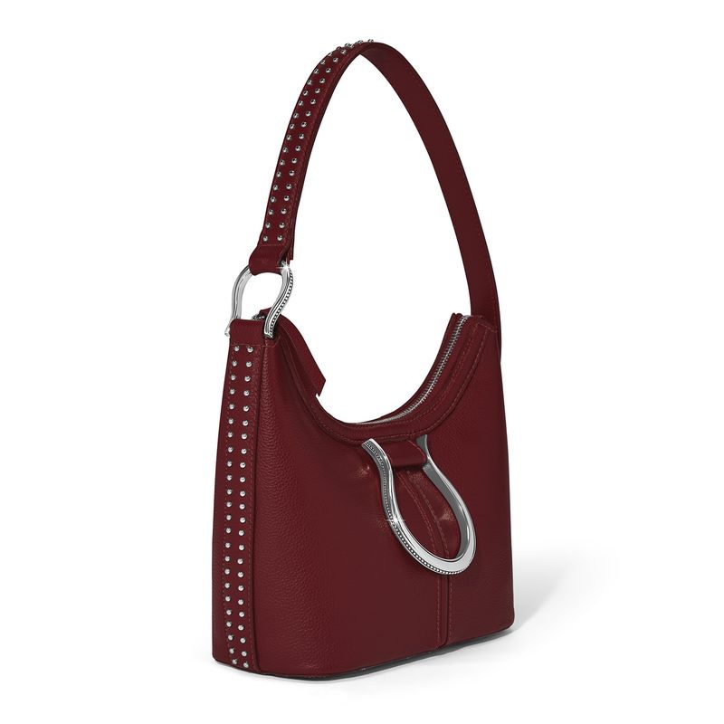 Wes Small Shoulder Bag-Garnet