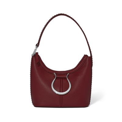 Wes Small Shoulder Bag-Garnet