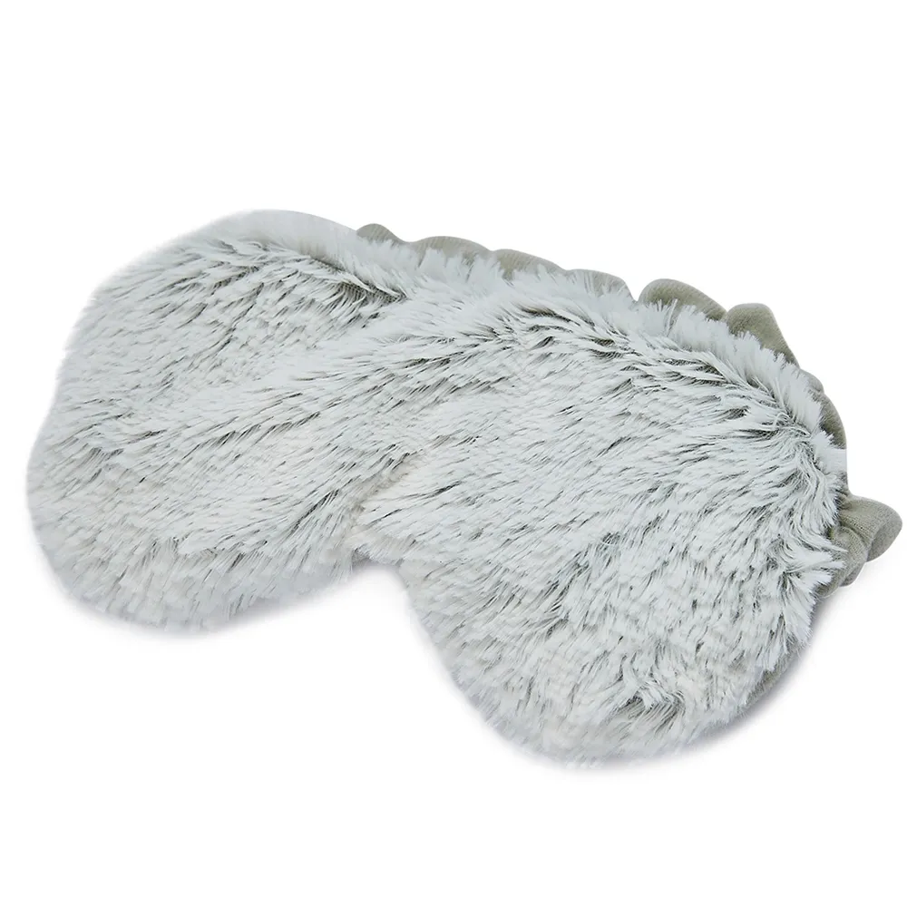 Marshmallow Gray Warmies Eye Mask