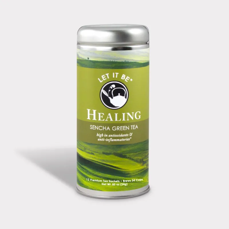 Healing Sencha Green Tea - 12 Tea Sachets