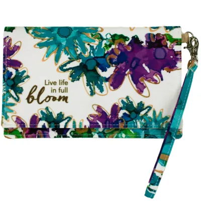 Full Bloom Fabric Wristlet