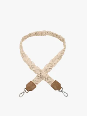 Macrame Guitar Strap-Natural