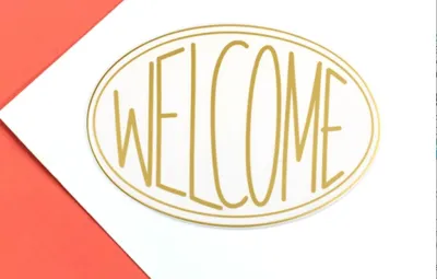 Welcome Big Attachment