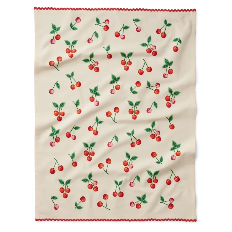 Cherries Tea Towel