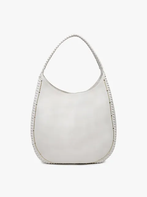 Leslie Studded Hobo-Bone
