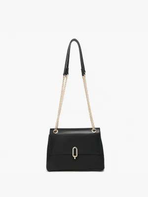 Cannes Square Crossbody w/ Gold Chain Strap