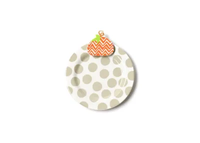 Chevron Pumpkin Embellishment Plate