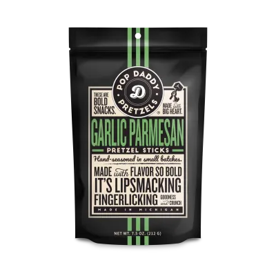 Garlic Parmesan Seasoned Pretzels