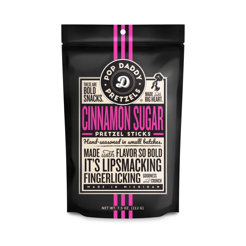 Cinnamon Sugar Seasoned Pretzels 7.5oz