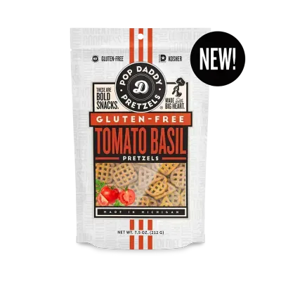 Gluten-Free Tomato Basil Seasoned Pretzels