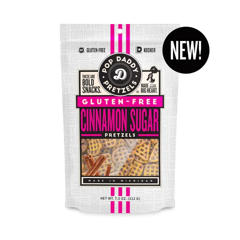Gluten-Free Cinnamon Sugar Seasoned Pretzels