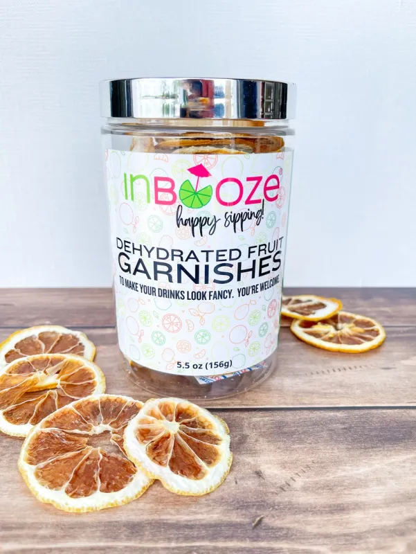 Dehydrated Lemon Cocktail Garnish - Bar Cart Jar