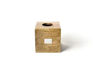 Happy Everything Mini Wood Tissue Box