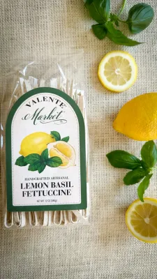 Lemon Basil Fettuccine