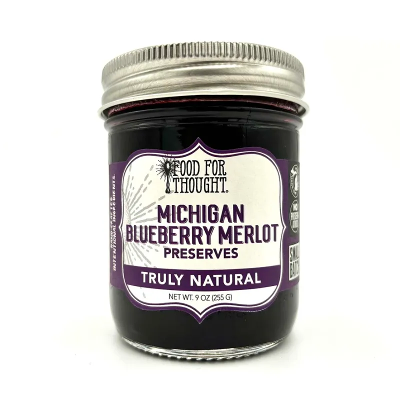 Truly Natural Blueberry Merlot Preserves