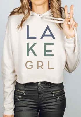 Lake Girl Cropped Hoodie