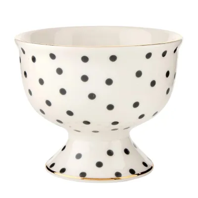 Ceramic Ice Cream Bowl - Polka Dots