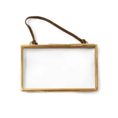 BRASS PICTURE FRAME - HORIZONTAL - 5X3