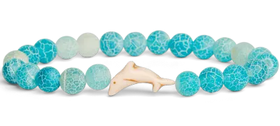 The Odyssey Bracelet - Dolphin Aqua Blue