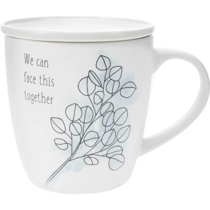 Face This Together - 17 oz Cup with Coaster Lid