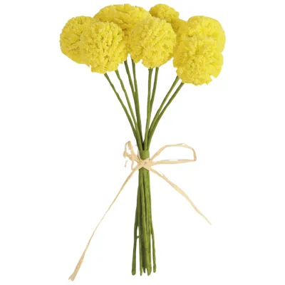 Faux Floral Billy Bod Bunch-Yellow