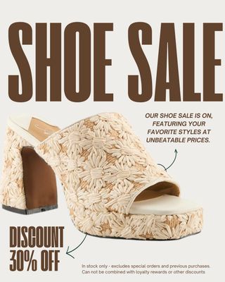 Weekend Shoe Sale!