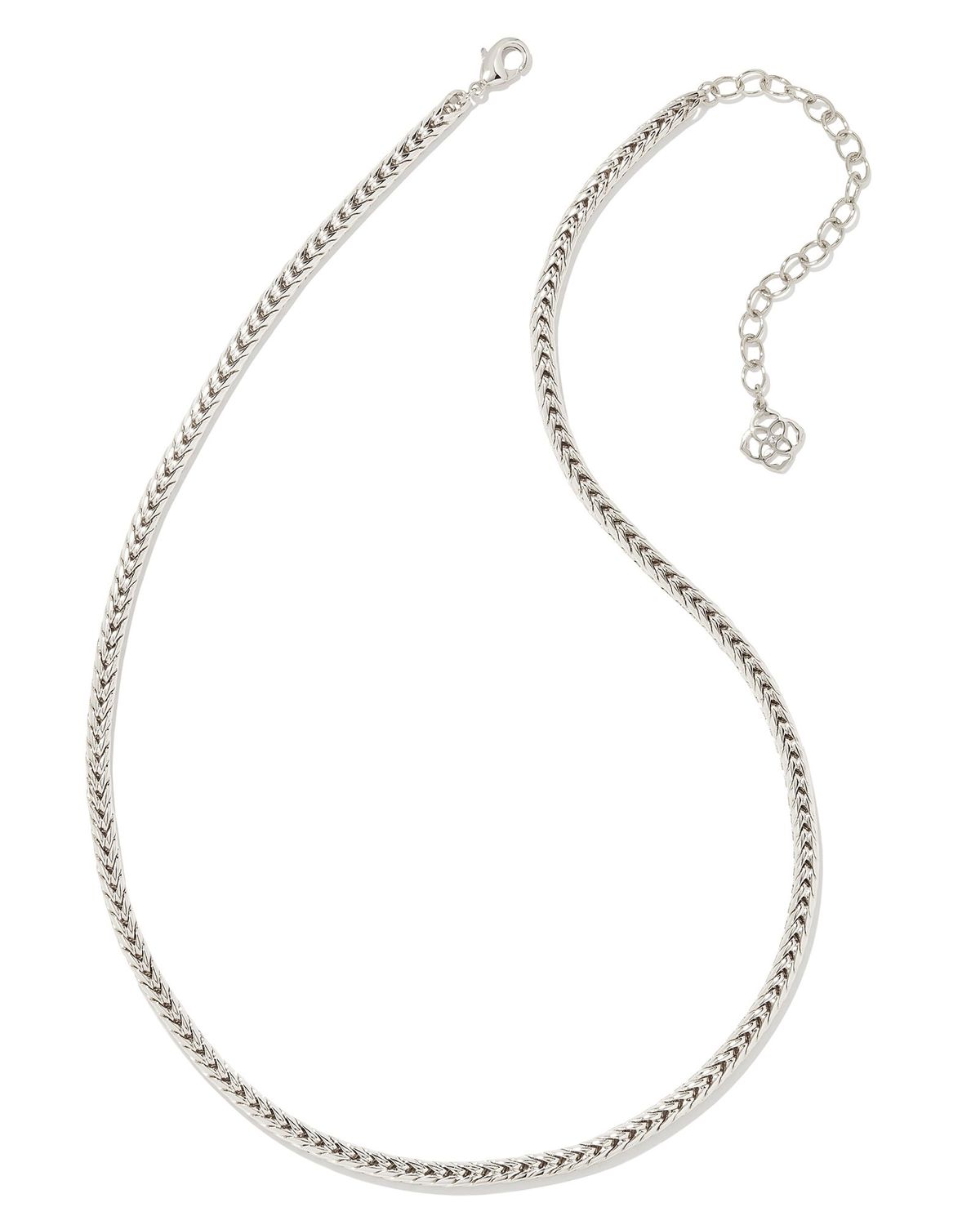 KINSLEY CHAIN NECKLACE, Color: SILVER, Size: ONE SIZE