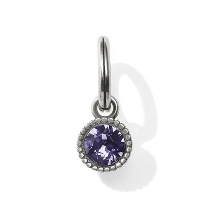 Glitz Birthstone Amulet-Purple