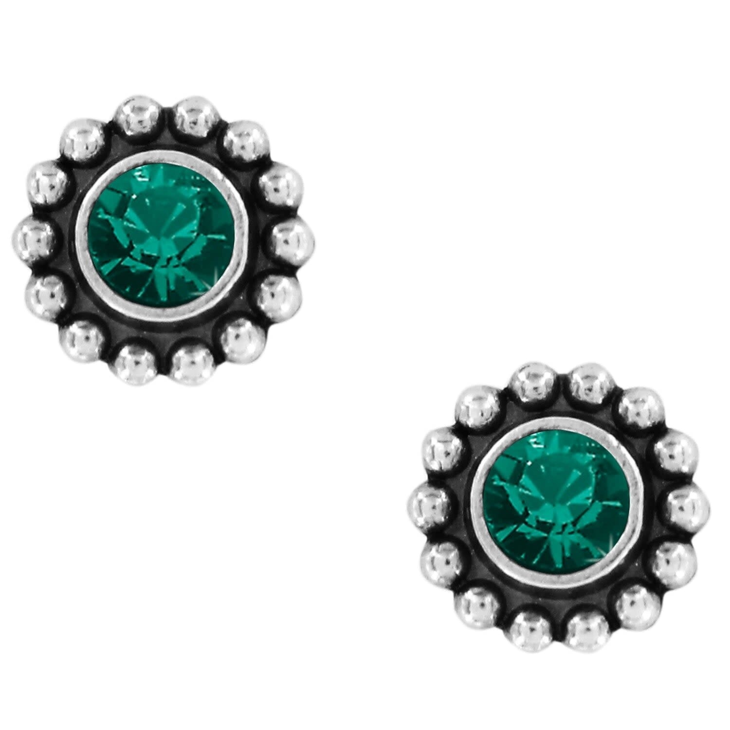 Twinkle Mini Post Earrings-Emerald