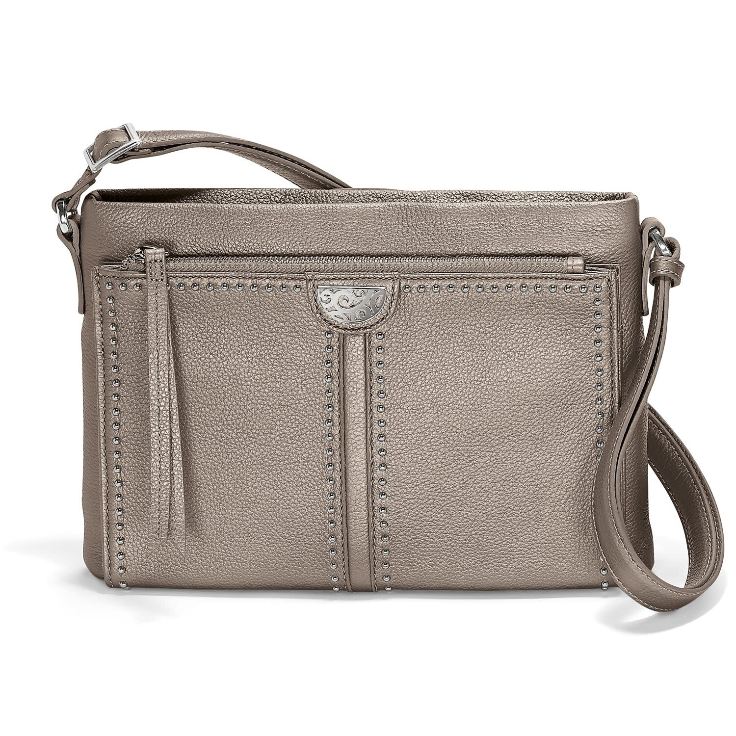 Jagger Crossbody Organizer-Zinc Pearl