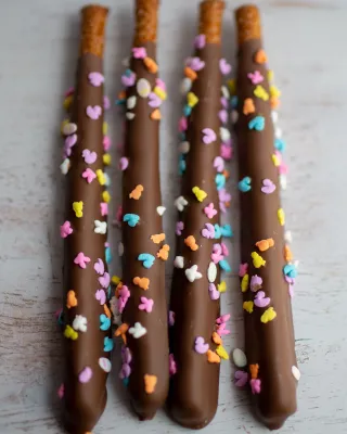 Pretzel Rod-Sprinkles