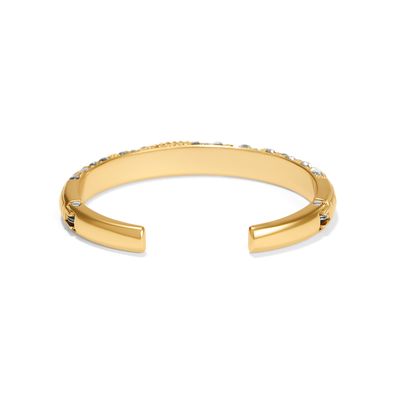 Trust Your Journey Double Hinged Bangle-Gold