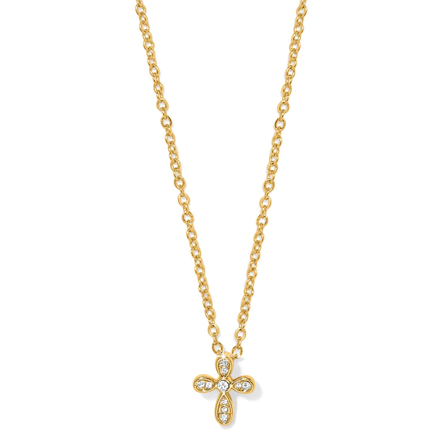 Enchanting Cross Necklace-Gold