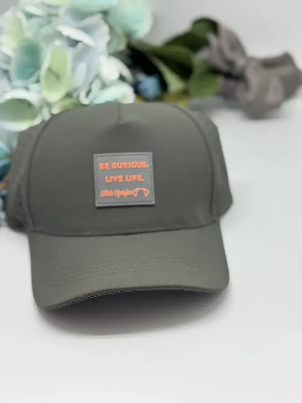 Be Curious Live Life Sports Cap