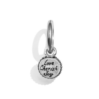 Glitz Birthstone Amulet-Light Rose