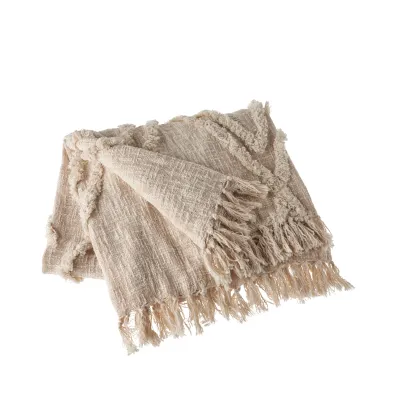 Tufted Diamond Throw Blanket
