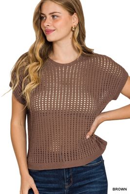 Crochet Knit Sweater