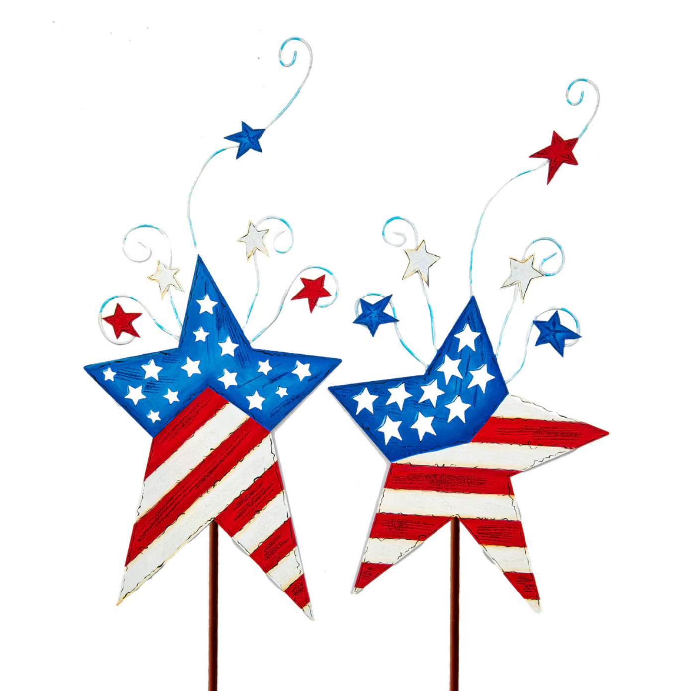 Star Flags with Shooting Stars, S/2