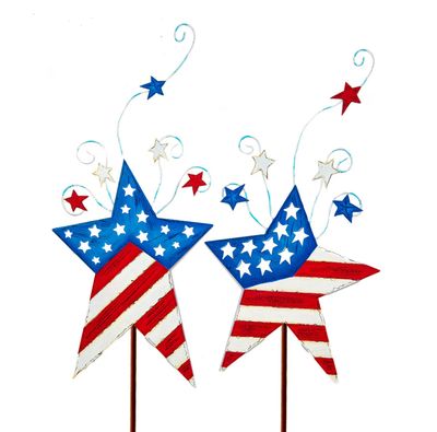 Star Flags with Shooting Stars, S/2