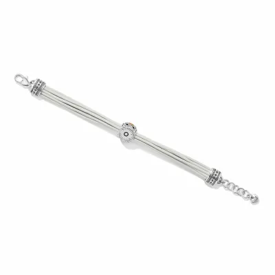 Mosaic Cerrillos Leather Bracelet-White