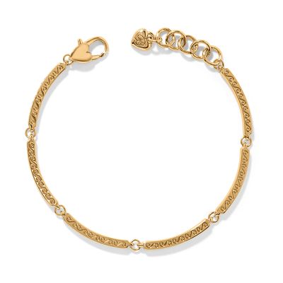 Meridian Geo Bar Bracelet-Gold