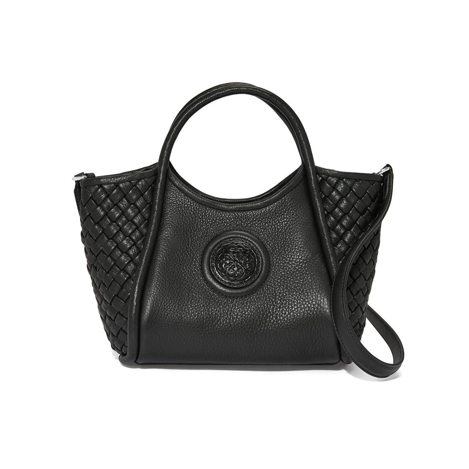 Metisla Medium Satchel-Black