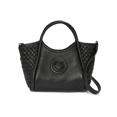 Metisla Medium Satchel-Black