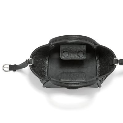 Metisla Medium Satchel-Black
