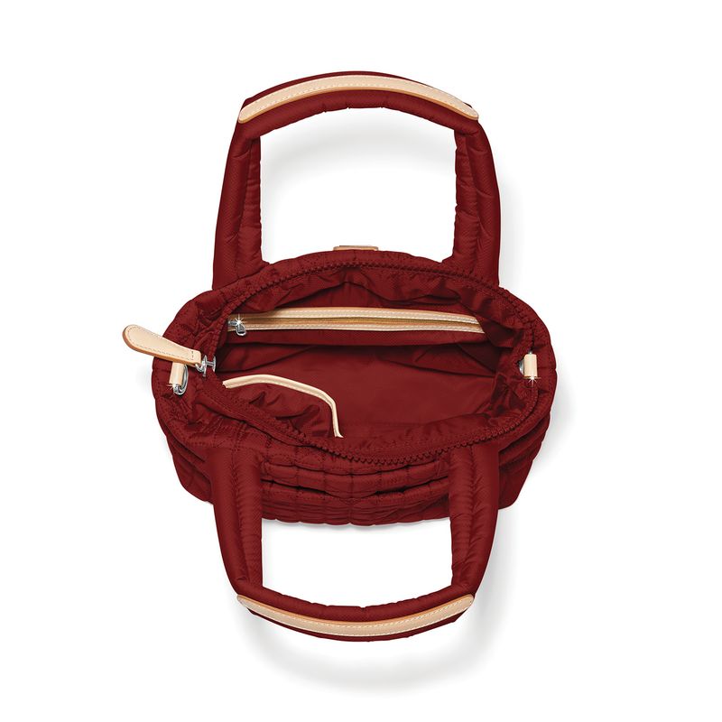 Adrienne Small Tote-Garnet
